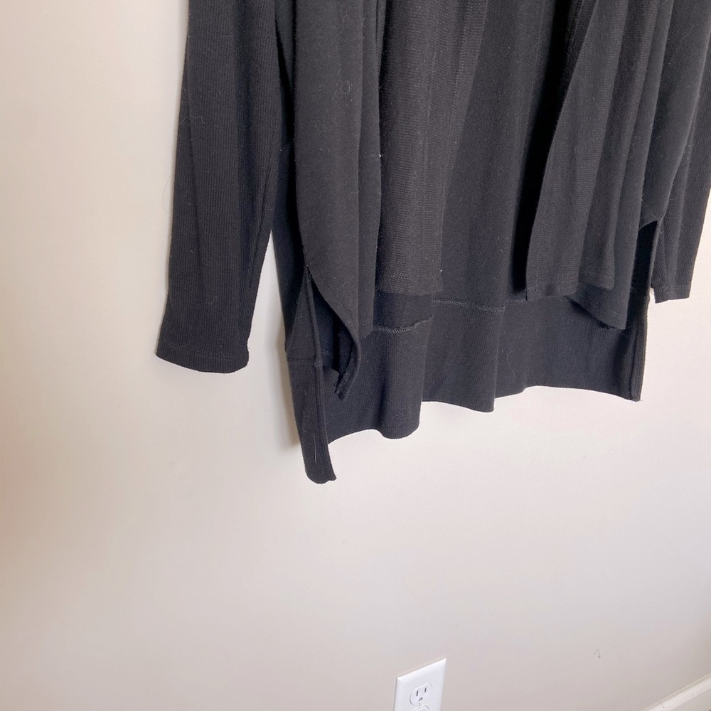 Drape Front Open Cardigan - Picture 3 of 3